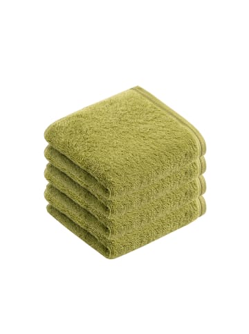 Vossen 4er Pack Gästetuch in avocado