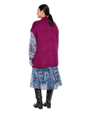 Studio Untold Strickjacke in brombeere