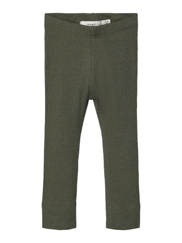 name it Baby Leggings mit Rippstruktur in Thyme