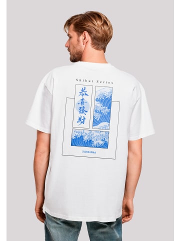 F4NT4STIC Heavy Oversize T-Shirt Shibui Series Oversize Japan Streetstyle in weiß