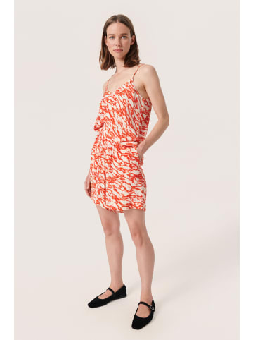 Soaked in Luxury Shorts SLZaya in Red Mini Clouds Print
