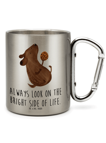 Mr. & Mrs. Panda thermotasse Hund Keks mit Spruch in Silber