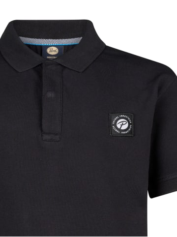 Petrol Industries Klassisches Poloshirt Flaming in Schwarz