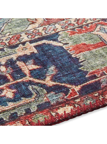 Elle Decoration Kurzflor Teppich Hamadan in Orientrot