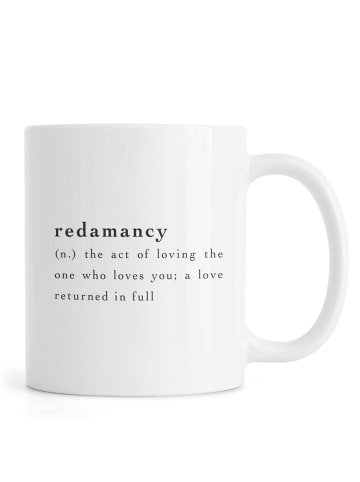 Juniqe Tasse "Redamancy" in Schwarz & Weiß