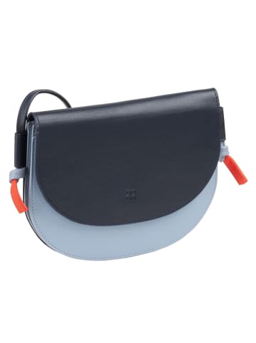 DuDu Altea Umhängetasche Leder 18.5 cm in navy