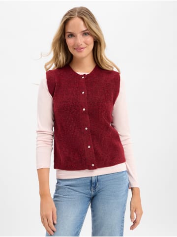 Marie Lund Weste in bordeaux aubergine - 0007