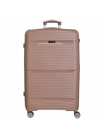 D&N Travel Line 4200 - 4-Rollen-Trolley L 77 cm (taupe) in taupe