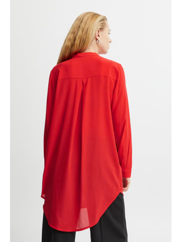 ICHI Hemd langarm IHCELLANI Loose fit in Poppy Red