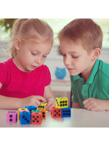 relaxdays 144 x Flüsterwürfel in Bunt - (B)4 x (H)4 x(T)4 cm