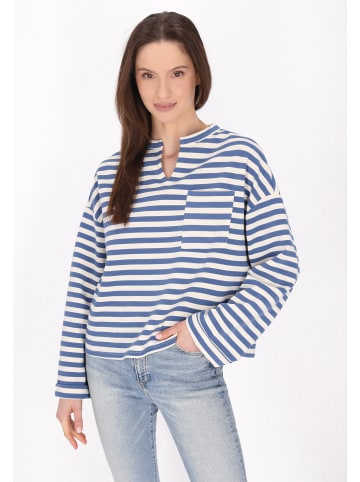 usha BLUE LABEL Women Blouse in White Blue