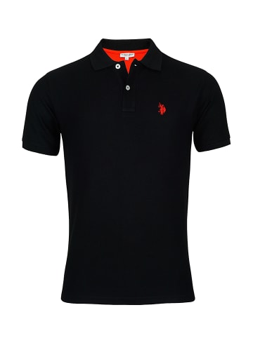 U.S. Polo Assn. Poloshirt in schwarz