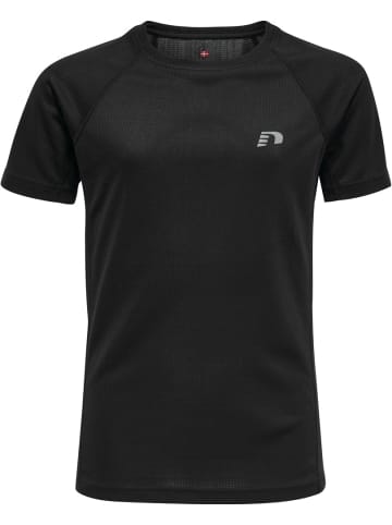 Newline Shirt "Kids Core Running T-Shirt S/S" in Schwarz
