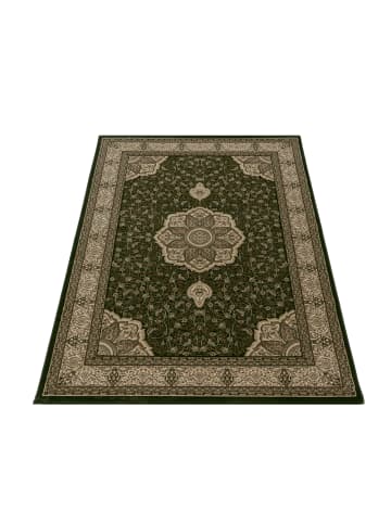 KADIMA DESIGN Teppich Kurzflor Boho Vintage Look Polypropylen Gewebt in Grün