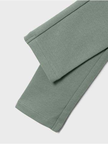name it Leggings 2er-Set Regular Fit weich bequem Basic in Grau-Grün