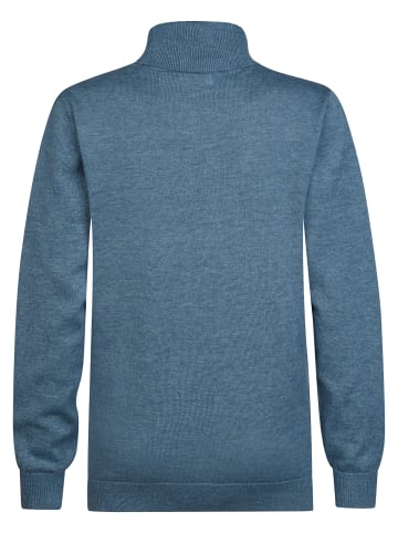 Petrol Industries Feinstrick-Rollkragenpullover Steelshore in Blau