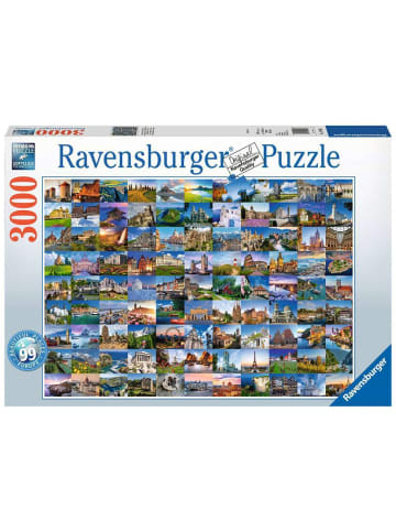 Ravensburger Puzzle 3.000 Teile 99 Beautiful Places in Europe 12-99 Jahre in bunt