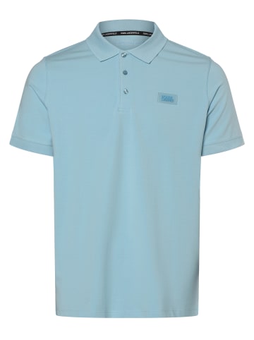 Karl Lagerfeld Poloshirt in hellblau