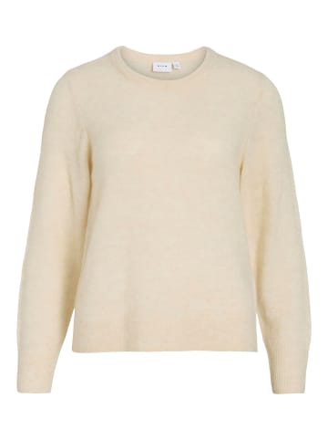 Vila Strickpullover in Sandshell