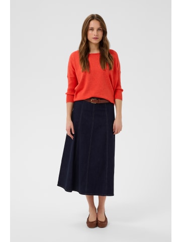 SAINT TROPEZ Strickpullover A2561, Casual fit in Tigerlily Melange
