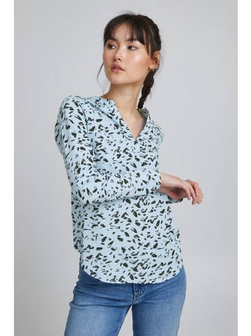 ICHI Langarmbluse IHBRUCE SH4 - 20116214  Langarmbluse mit Allover-Print in royal