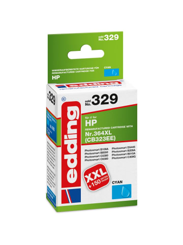 edding Tintenpatrone kompatibel mit HP 364XL cyan