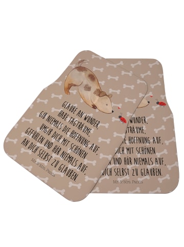 Mr. & Mrs. Panda Fußmatte Fürs Auto Hund Marienkäfer mit Spruch in Hundeglück