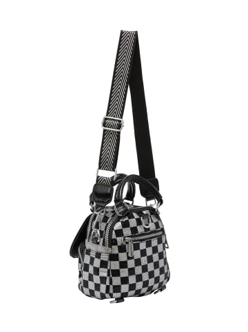 myMo ROCKS Women Handbag in Black White