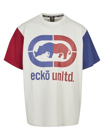 Ecko Unltd. T-Shirt in grey/red/blue
