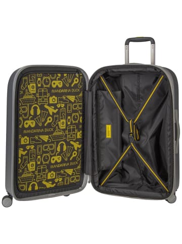 Mandarina Duck Trolley Logoduck + Trolley Medium Exp in Silver