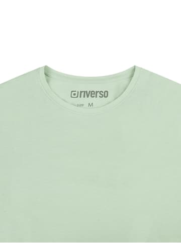 riverso  T-Shirt RIVAaron O-Neck in Grün