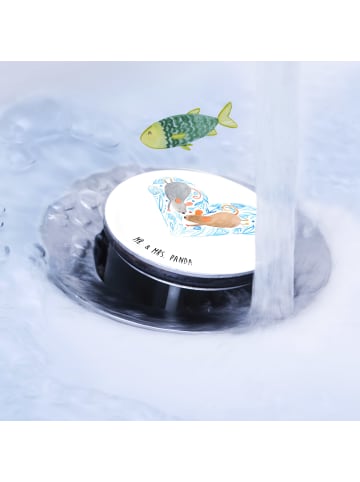 Mr. & Mrs. Panda Stöpsel Waschbecken Mäuse Herz ohne Spruch in Weiß