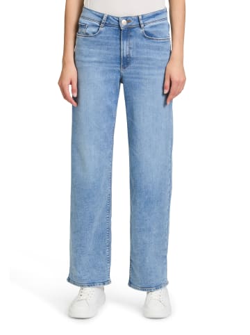 BETTY & CO High Waisted-Jeans mit weitem Bein in Light Blue Denim