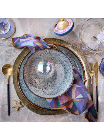 Butlers Teller COSMOS 6er-Set in Blau