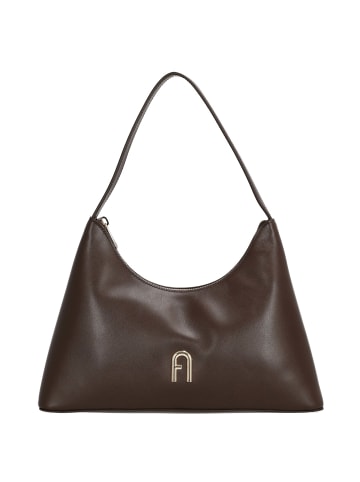 Furla Diamante S - Schultertasche 34 cm (toffee) in espresso