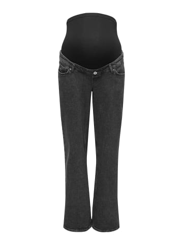 ONLY Jeans mit weitem Bein in Washed Black