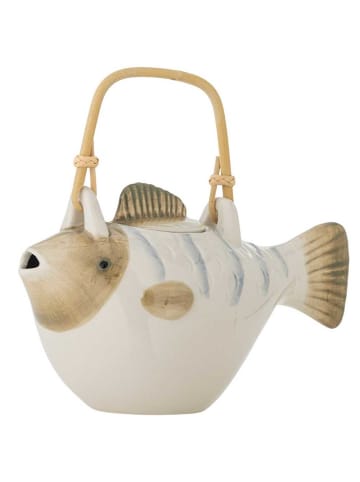 Bloomingville Teekanne WRENNA FISCH mit Teesieb 800 ml