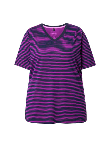 Ulla Popken Shirt in dunkles magenta