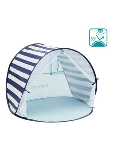 Babymoov Strandmuschel Marinière mit UV-Schutz 50+ in Blau