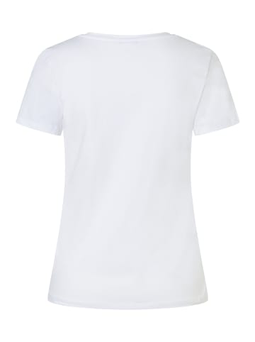 More & More Frontprintshirt Dolce Vita in white