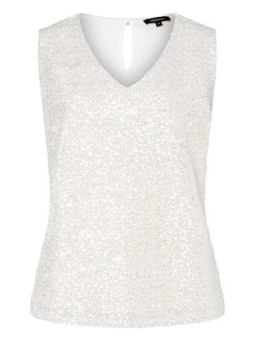 More & More Paillettentop in off white