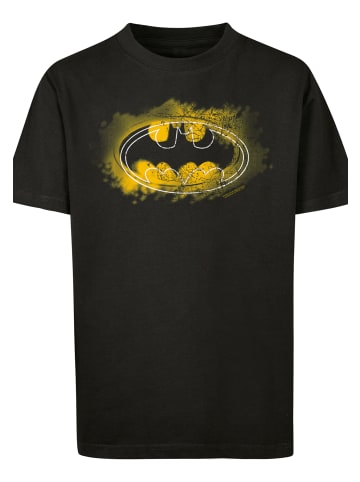 F4NT4STIC T-Shirt DC Comics Batman Spray Logo in schwarz