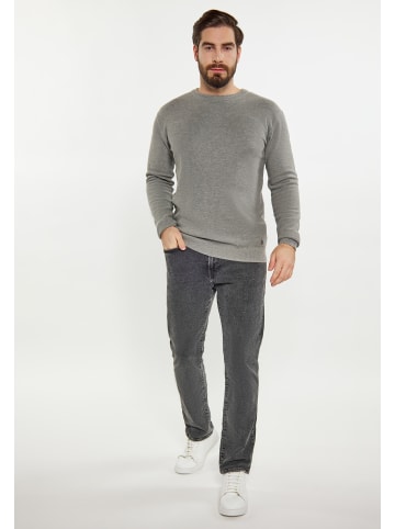 DreiMaster Maritim Pullover in Grau Melange