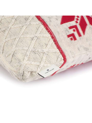 Tom Tailor Zierkissenhülle WEIHNACHTSKISSEN in Beere