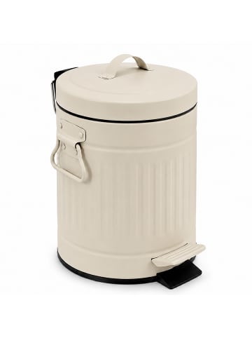 relaxdays Kosmetikeimer in Beige - 3 Liter