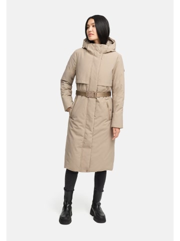 Navahoo Wintermantel Waldbummler 14 in Taupe Grey