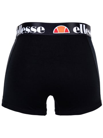 ellesse Boxershort 6er Pack in Schwarz/Grau/Weiß