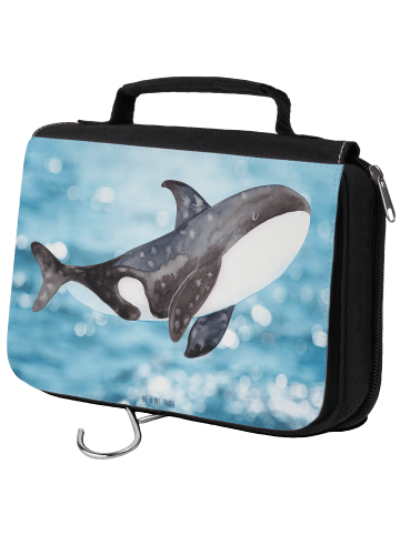 Mr. & Mrs. Panda Kosmetiktäschchen Orca ohne Spruch in OZeichenanblue