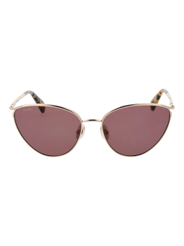Max Mara Frauen Sonnenbrille Katzenauge Gold