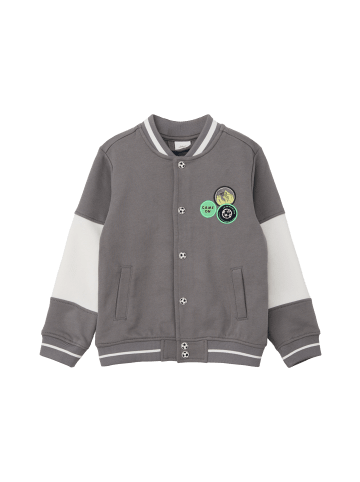 s.Oliver Sweatshirt Jacke langarm in Grau